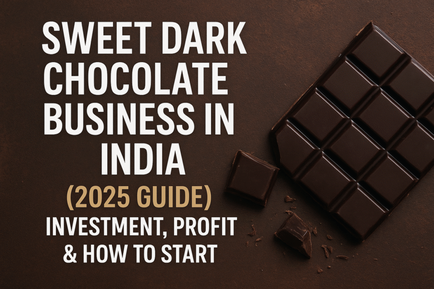 Sweet Dark Chocolate Business in India dark chocolate manufacturing guide