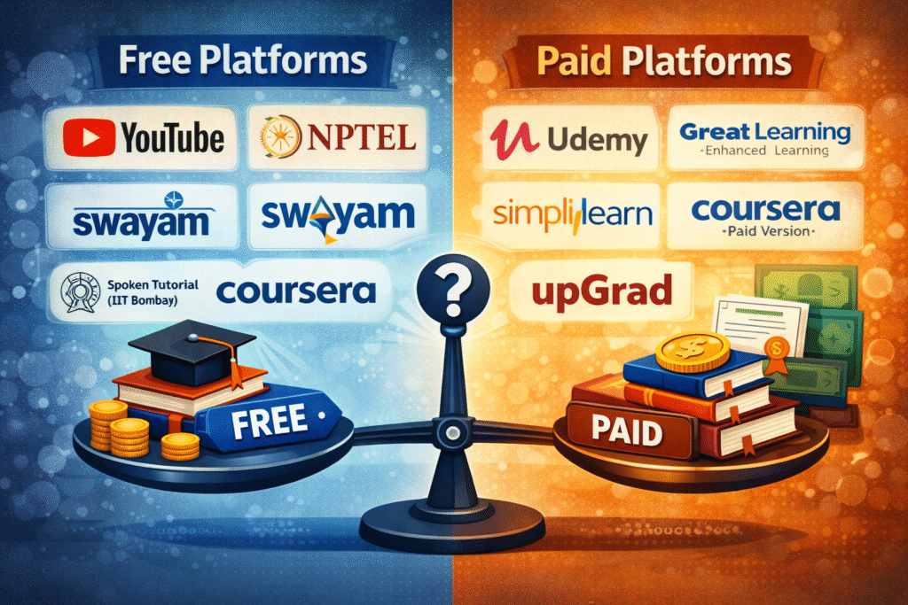 Free vs Paid Courses: What Students Should Choose in 2026 3 Free vs Paid Courses