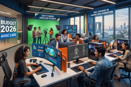 Budget 2026 AVGC labs announcement - 500 colleges to get free creator studios for gaming, VFX, and animation training