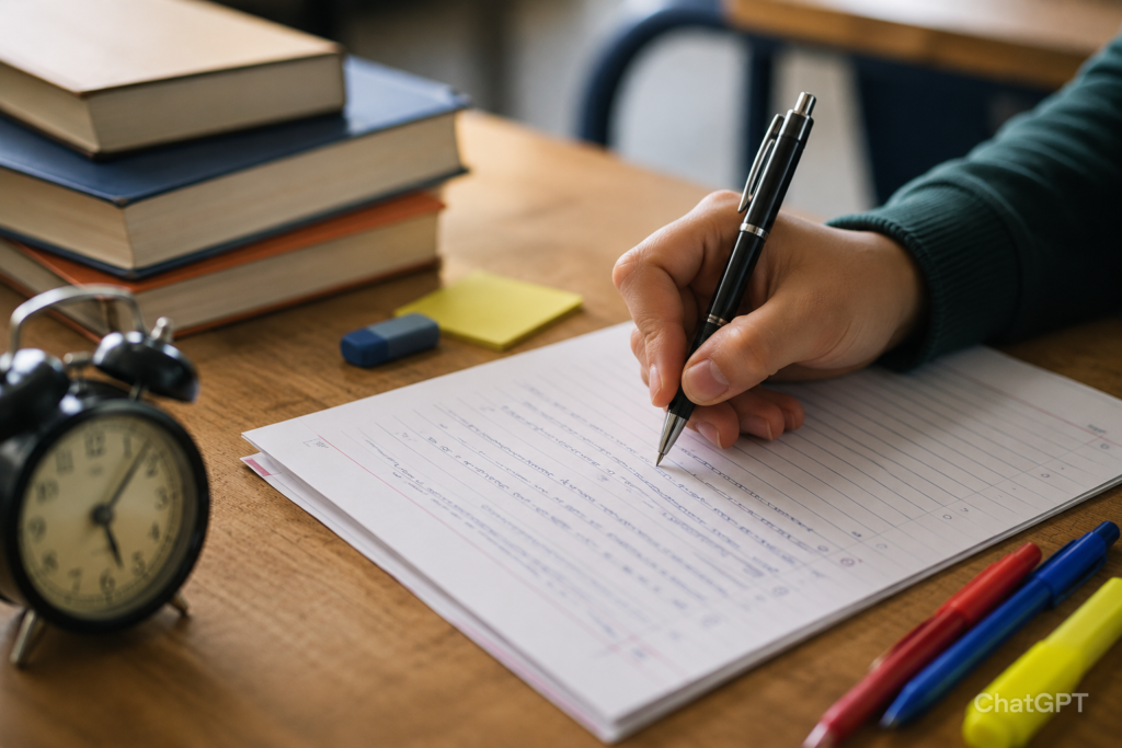 how to write answers in semester exams