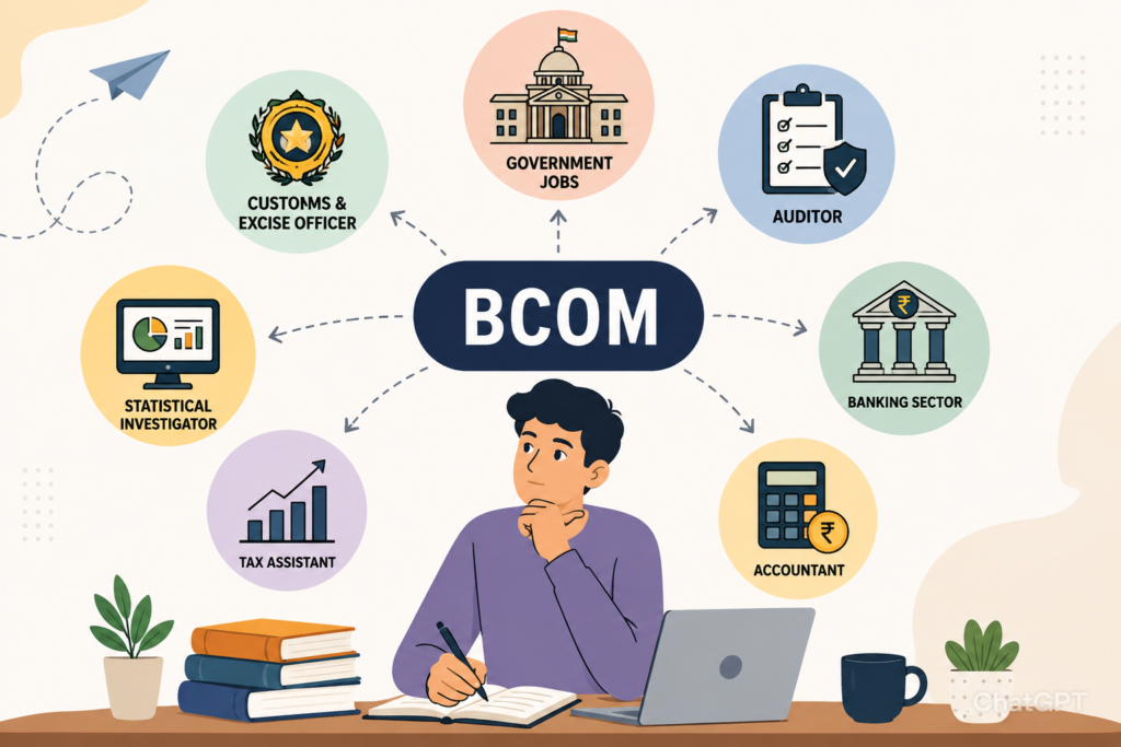 Govt Jobs for B.Com: 20 Best Options 2 govt jobs for B.com