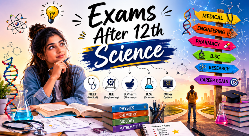 exams after 12th science