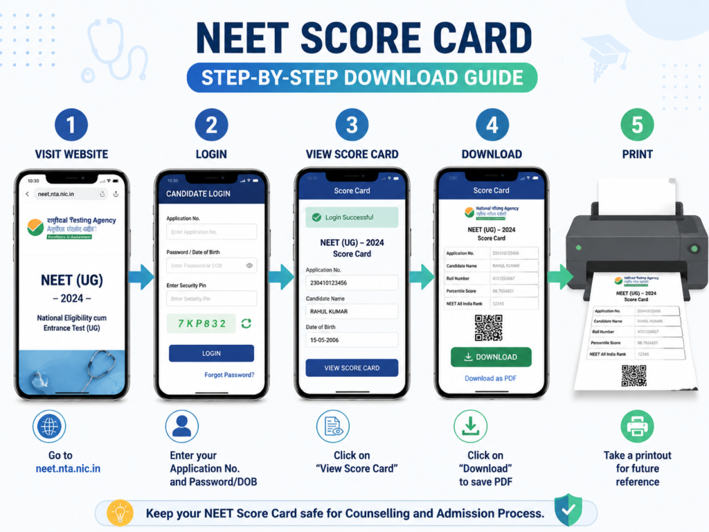 NEET Admit Card 2026: Download Link, Steps & Latest Update 2 NEET admit card 2026