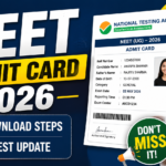 NEET admit card 2026