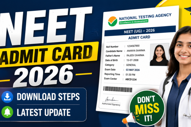 NEET admit card 2026
