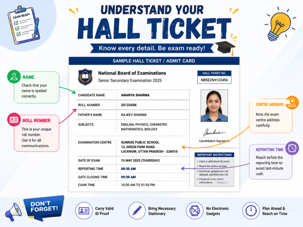 NEET Admit Card 2026: Download Link, Steps & Latest Update 4 Neet Admit Card 2026 - neet hall ticket 2026 details name roll number exam centre