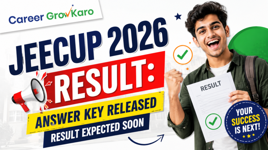 JEECUP 2026 result check at jeecup admissions nic in