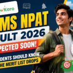 NMIMS NPAT result 2026 login page on nmims.edu