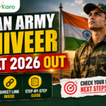 Indian Army Agniveer Result 2026 merit list download