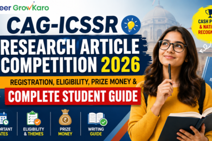 CAG-ICSSR Research Article Competition 2026 complete student guide