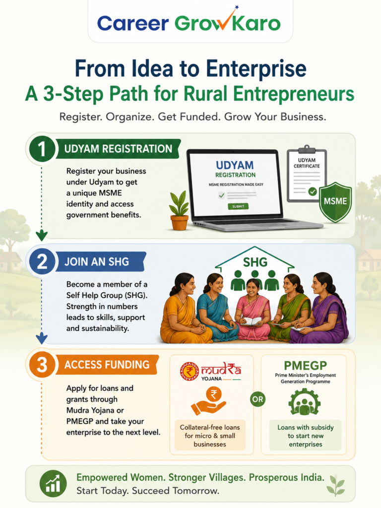 Village Business Ideas 2026: 25 Low-Investment & Modern Options 4 Village Business Ideas - government schemes and subsidy for village business in India