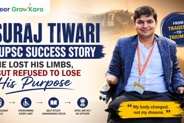 Suraj Tiwari UPSC success story from train accident to IIS officer