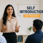 self introduction for freshers
