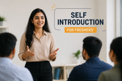 self introduction for freshers
