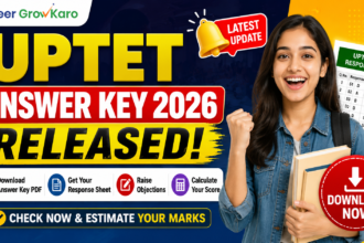 UPTET Answer Key 2026 download guide with response