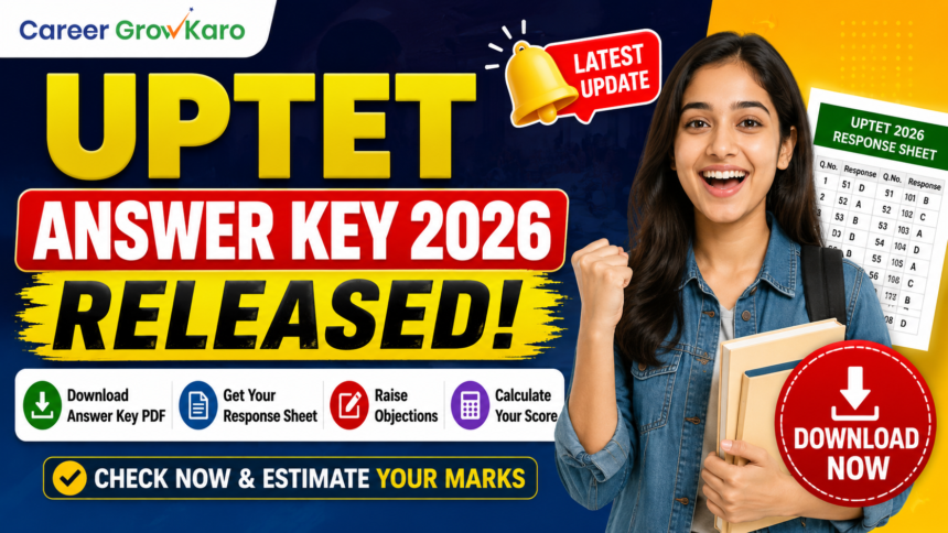 UPTET Answer Key 2026 download guide with response