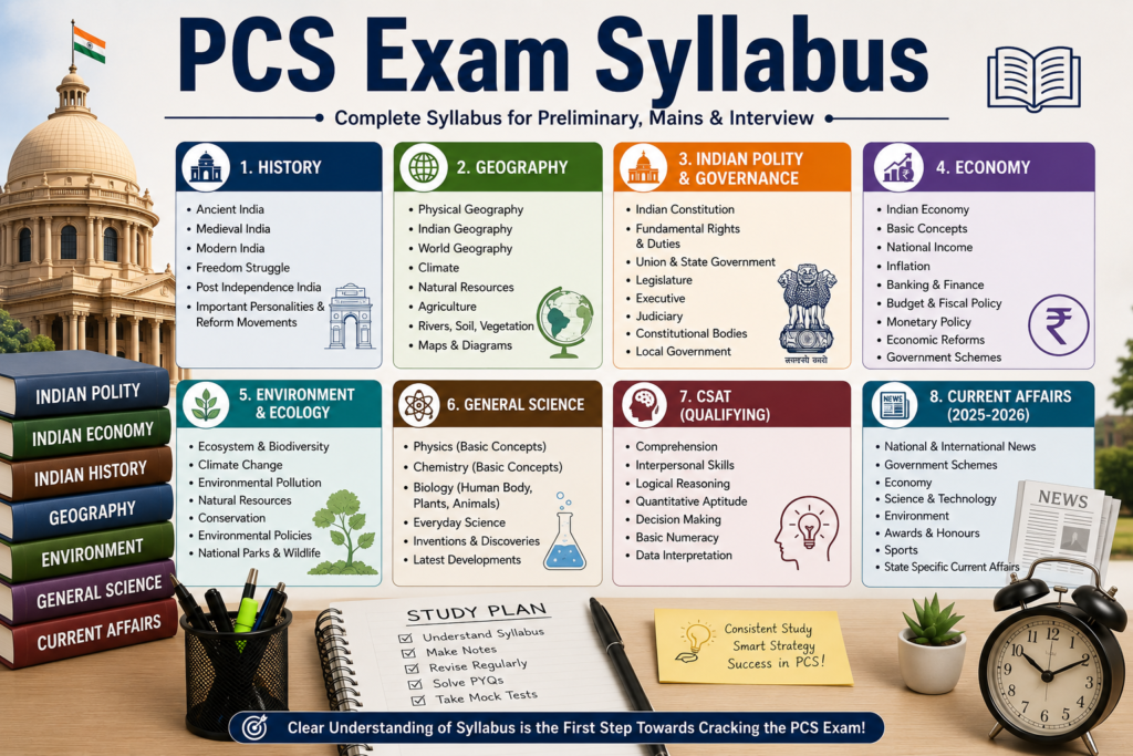 How to Crack PCS Exam in 2026: Complete Preparation Strategy, Syllabus & Study Plan 3 PCS Exam