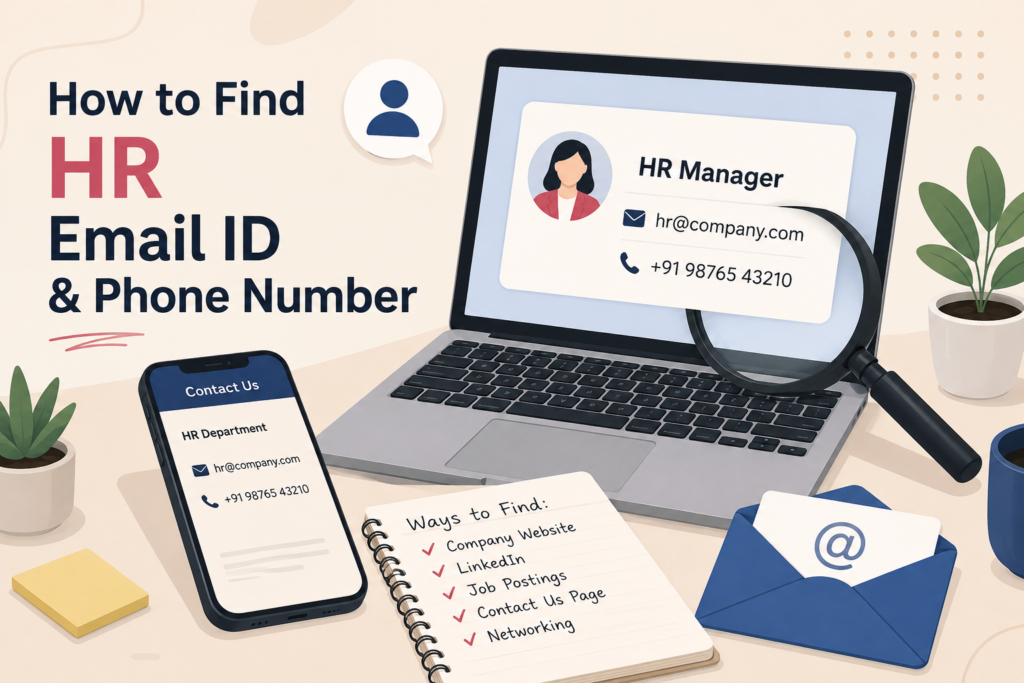 find hr email id and phone number
