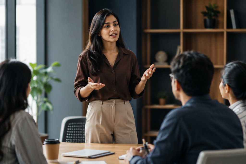 how to speak professionally