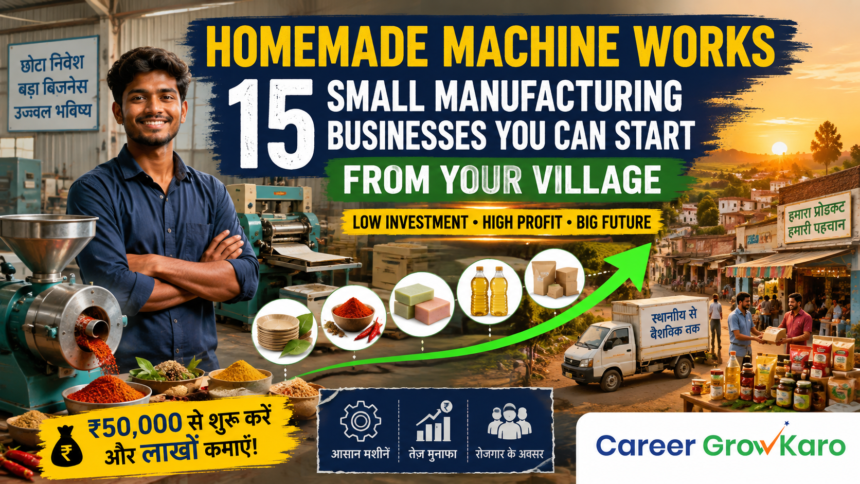 homemade machine works spice business in India