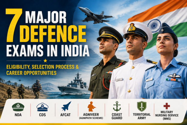 7 Major Defence Exams in India: Eligibility, Selection Process & Career Opportunities -