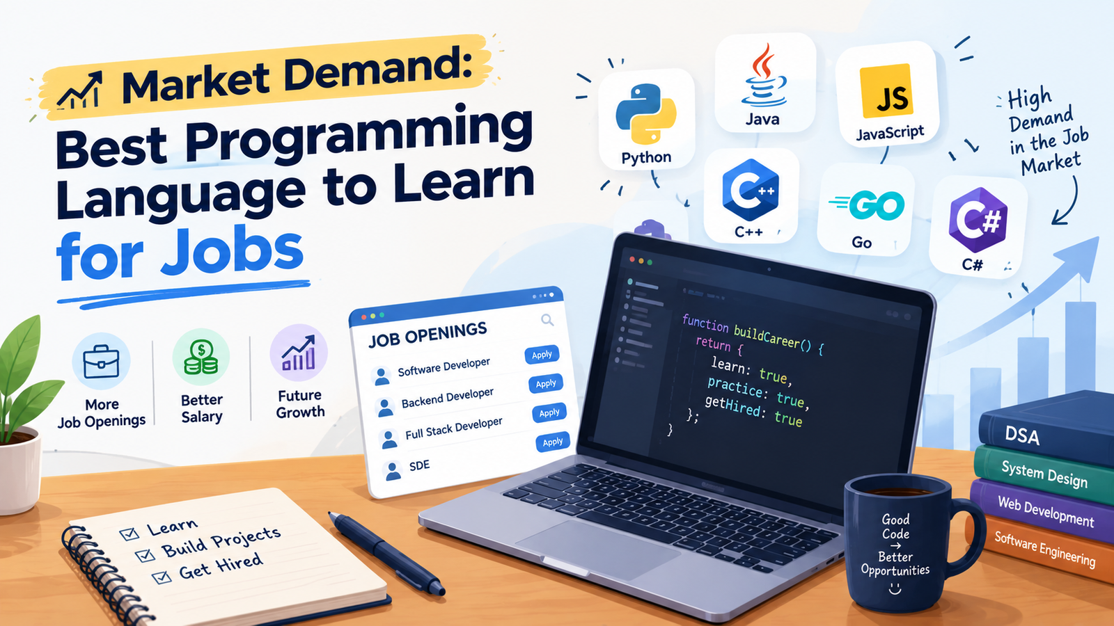Best Programming Languages to Learn First in India (2026 Guide) 3 Best programming languages to learn first