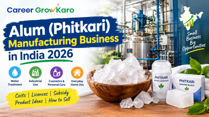 Alum (Phitkari) Manufacturing Business in India