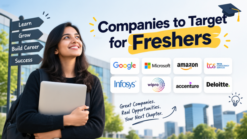 companies to target for freshers