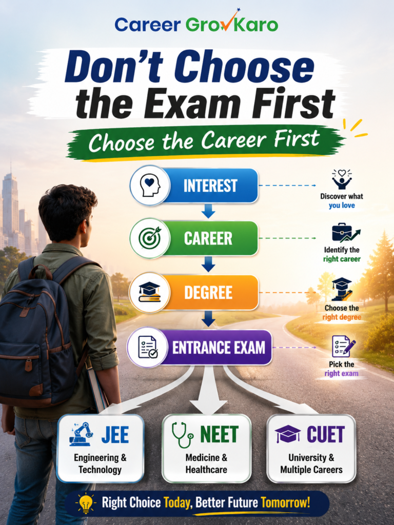 Neet vs Jee vs Cuet: career first approach to choosing NEET JEE or CUET