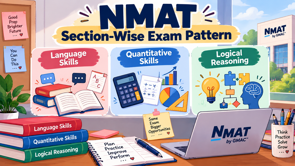 NMAT Exam Pattern 2026: Marking Scheme, Sections & Time Management -