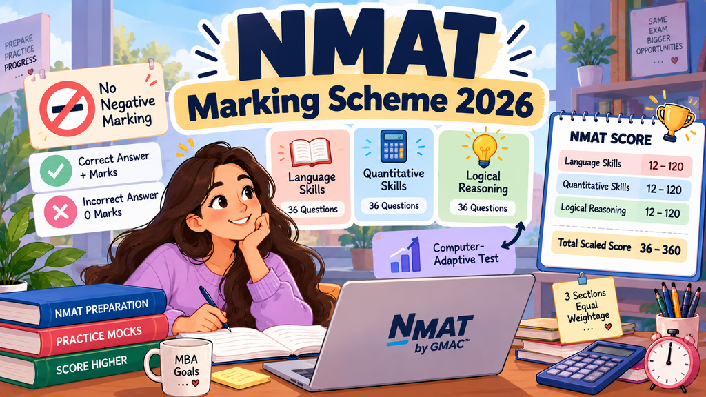 NMAT Exam Pattern 2026: Marking Scheme, Sections & Time Management -