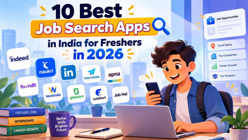 10 Best Job Search Apps in India for Freshers in 2026 -