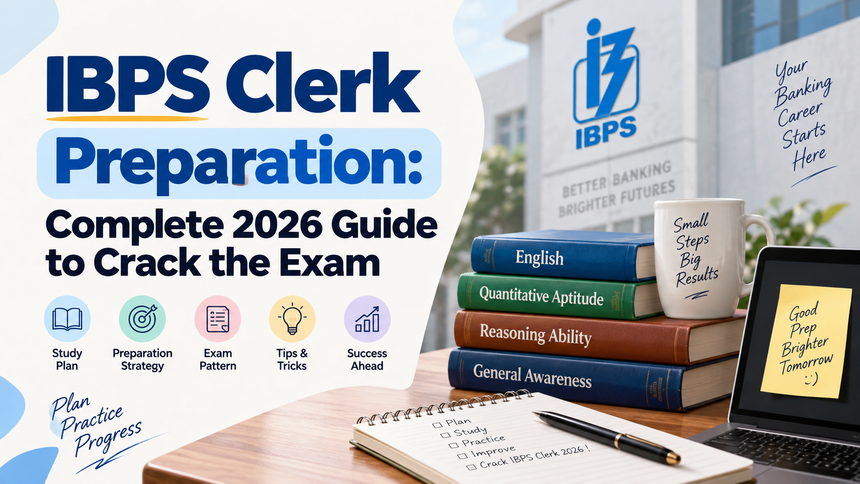 IBPS Clerk Preparation: Complete 2026 Guide to Crack the Exam -