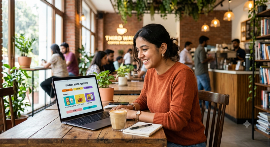 Building a digital portfolio from scratch for Indian students