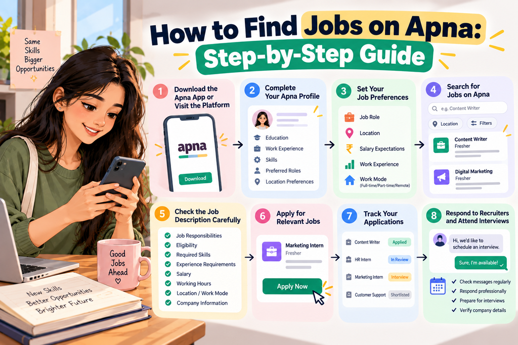How to Find Jobs on Apna in 2026: A Step-by-Step Guide for Freshers  -