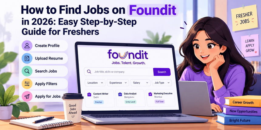 How to Find Jobs on Foundit in 2026: Easy Step-by-Step Guide for Freshers  -