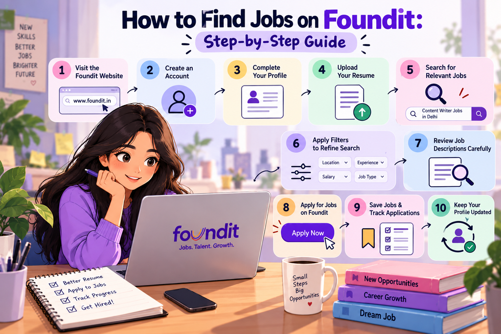 How to Find Jobs on Foundit in 2026: Easy Step-by-Step Guide for Freshers  -