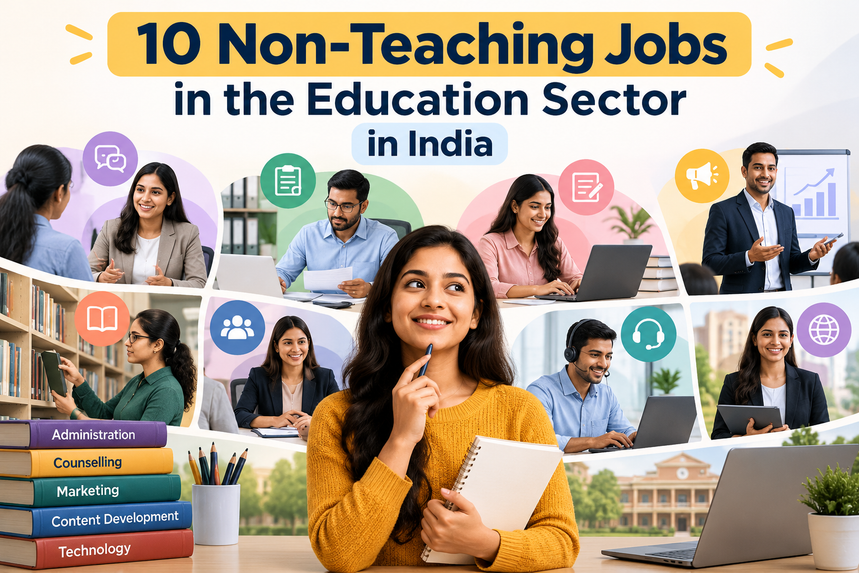 10 Non-Teaching Jobs in the Education Sector in India   -