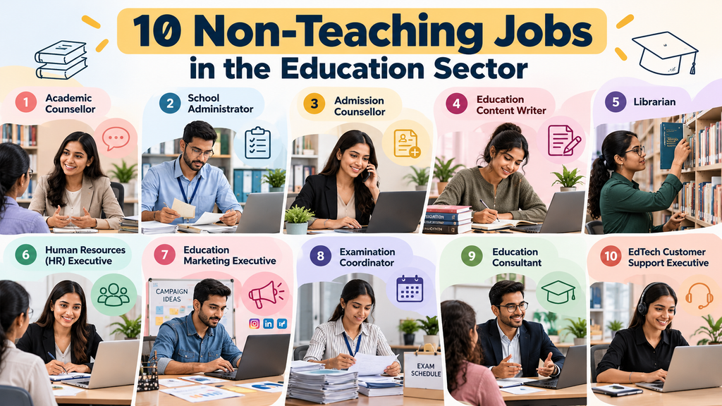 Non-teaching jobs in the education sector