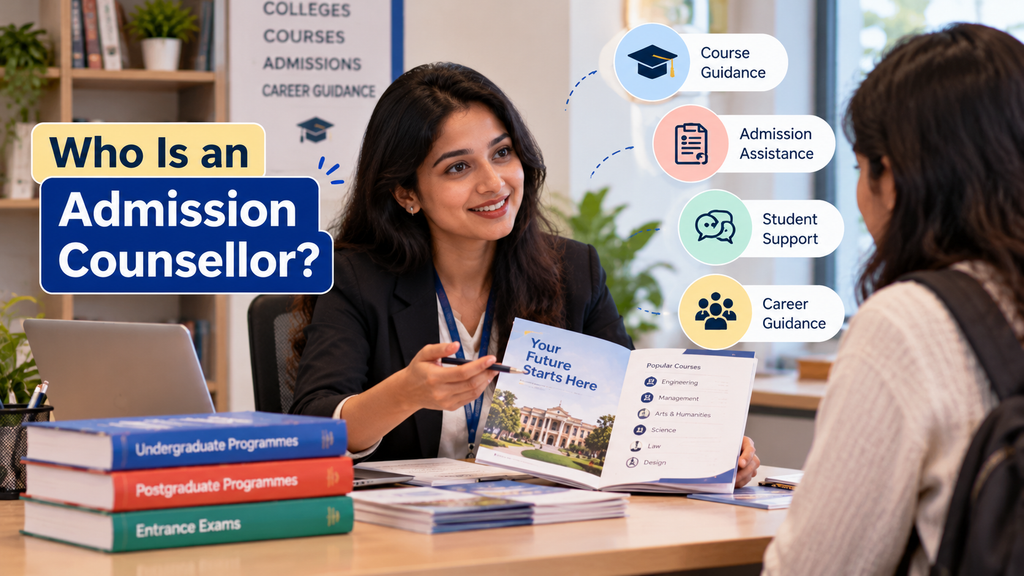 how to become an admission counsellor in India